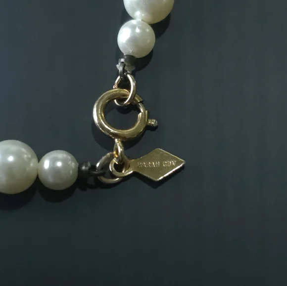 Vintage Sarah Coventry simulated pearl necklace. - Picture 3 of 3